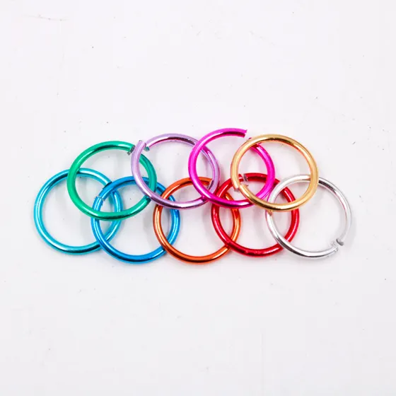 Argolinha 10Mm Em Aluminio Com 250G - Colorido