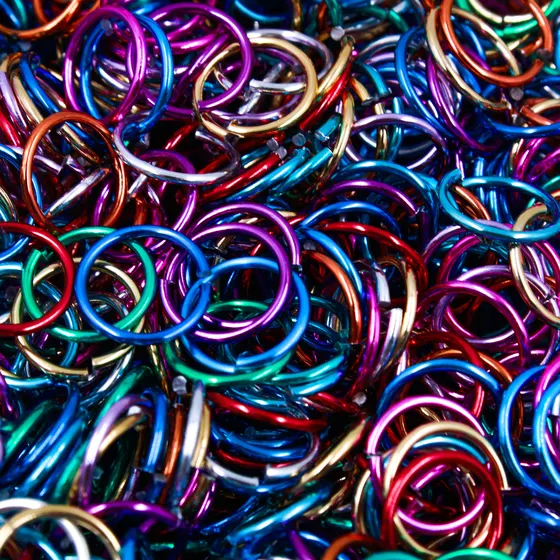 Argolinha 10Mm Em Aluminio Com 250G - Colorido