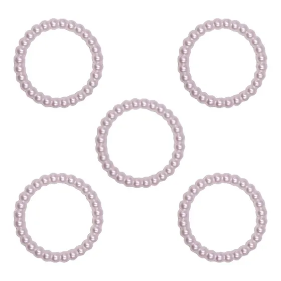 Argola De Perola 35Mm Em Abs Com 250Gr