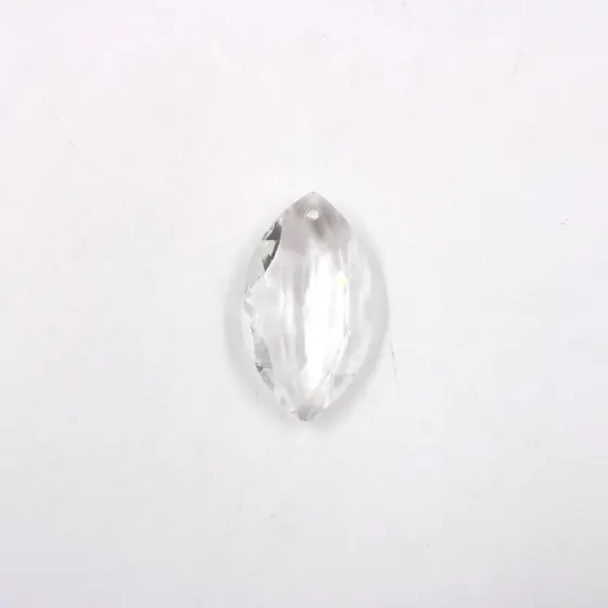 Ponteira Navete 29X50Mm Em Vidro Com 27 Pecas Na Cartela 001 - Cristal Transparente 001