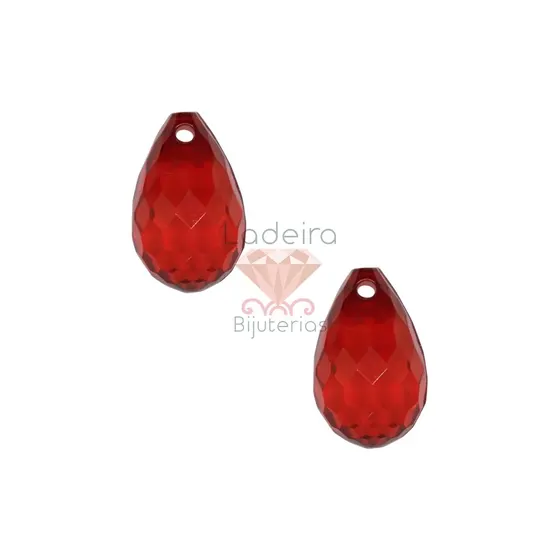 Ponteira Gota 14X24Mm Em Acrilico Com 500Gr 012 - Vermelho 12