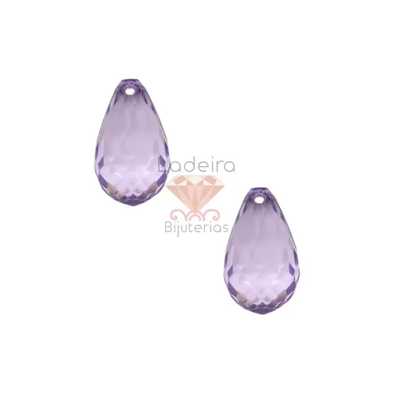 Ponteira Gota 14X24Mm Em Acrilico Com 500Gr 049 - Lilas 49