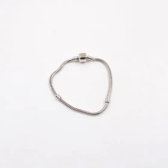 Pulseira Com 19Cm Em Rodio Com 10 Pecas 074 - Niquel 074