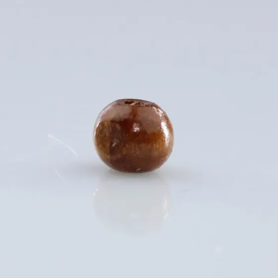 Bola Passante 08Mm Em Madeira Com 500Gr 499 - Marrom