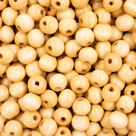 Bola Passante 10Mm Em Madeira Com 500G