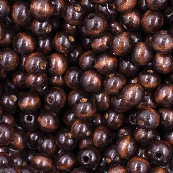 Bola Passante 10Mm Em Madeira Com 500G