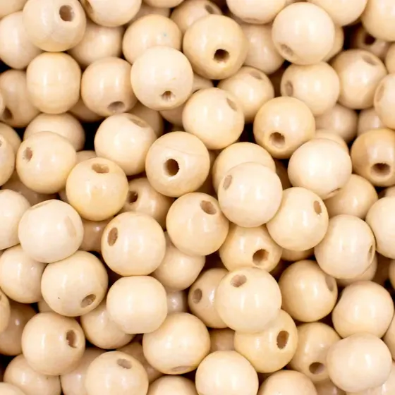 Bola Passante 10Mm Em Madeira Com 500G