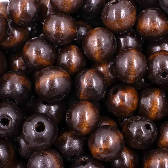 Bola Passante 16Mm Em Madeira Com 500G