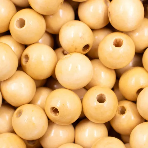 Bola Passante 14Mm Em Madeira Com 500G