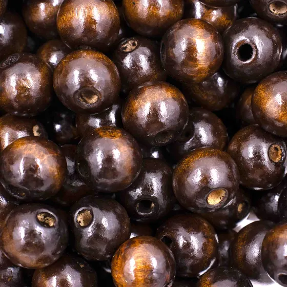 Bola Passante 14Mm Em Madeira Com 500G