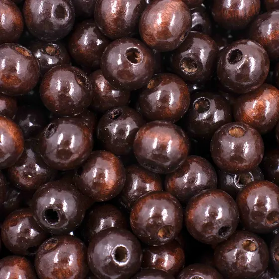 Bola Passante 14Mm Em Madeira Com 500G