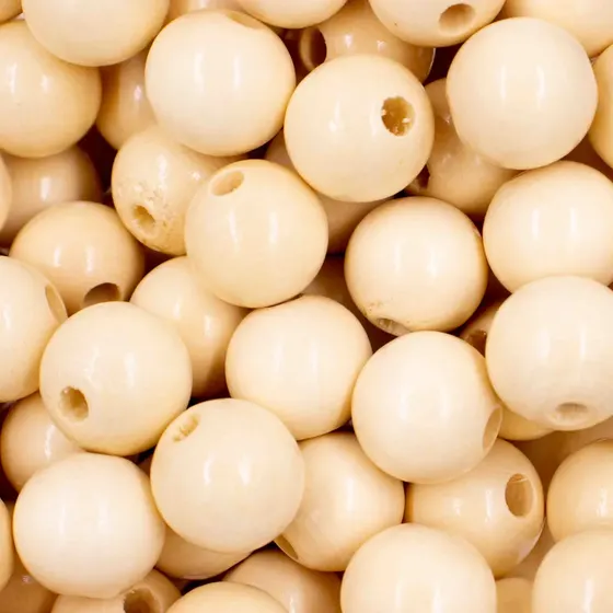 Bola Passante 20Mm Em Madeira Com 500G