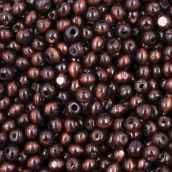 Bola Passante 06Mm De Madeira Com 500G