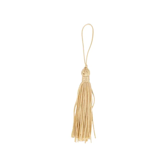Pingente Pompom Tassel 70Mm Em Poliester Com 100 Pecas