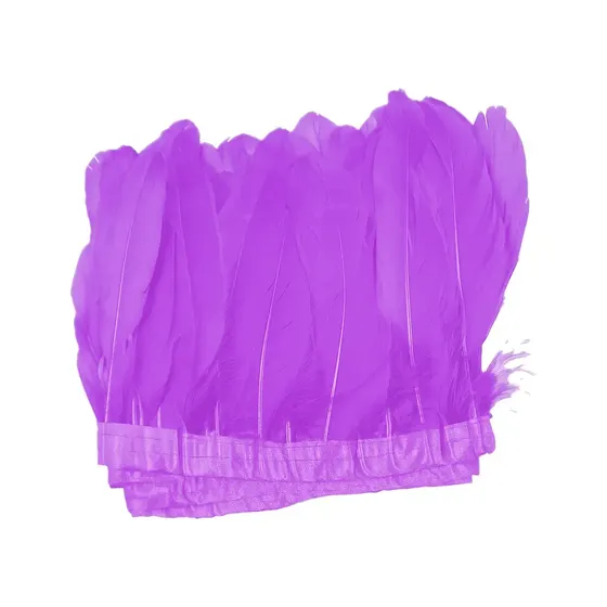 Pena De Ganso Em Rolo Com 02 Metros 211 - Lilas Z11