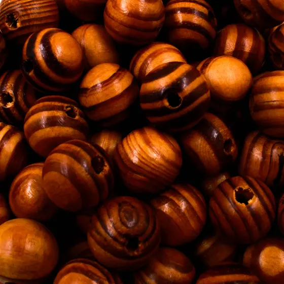 Bola Mesclada De Madeira 20Mm Com 500Gr 000