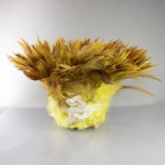 Pena De Chinchila Com 800 Penas 60G 203 - Amarelo Z3