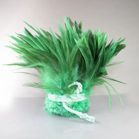 Pena De Chinchila Com 800 Penas 60G 314 - Verde