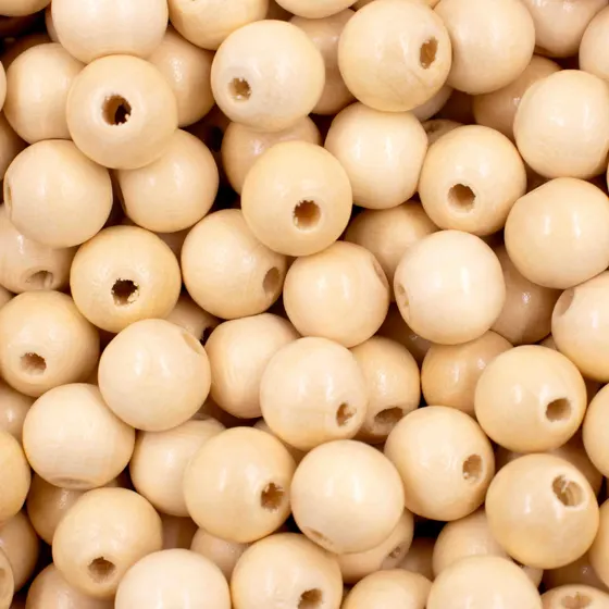 Bola Passante 12Mm Em Madeira Com 500G