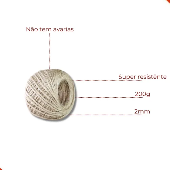 Cordao Rami 02Mm Com 200G 229F - Bege