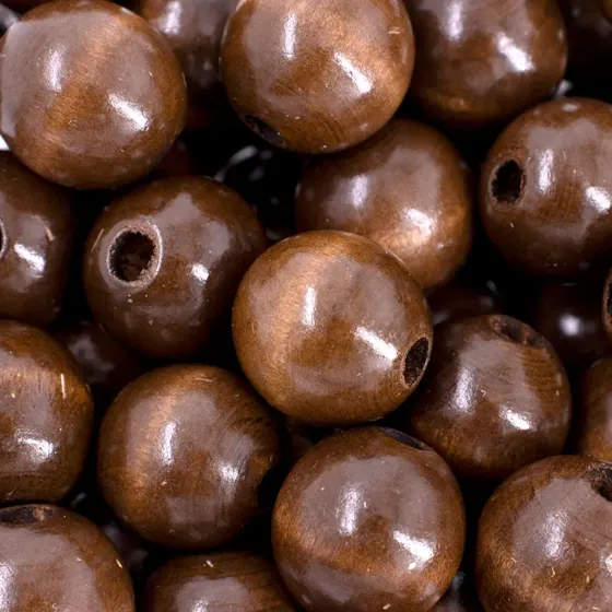 Bola Passante 22Mm Em Madeira Com 500G