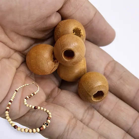 Bola Passante 18Mm Em Madeira Com 200Un