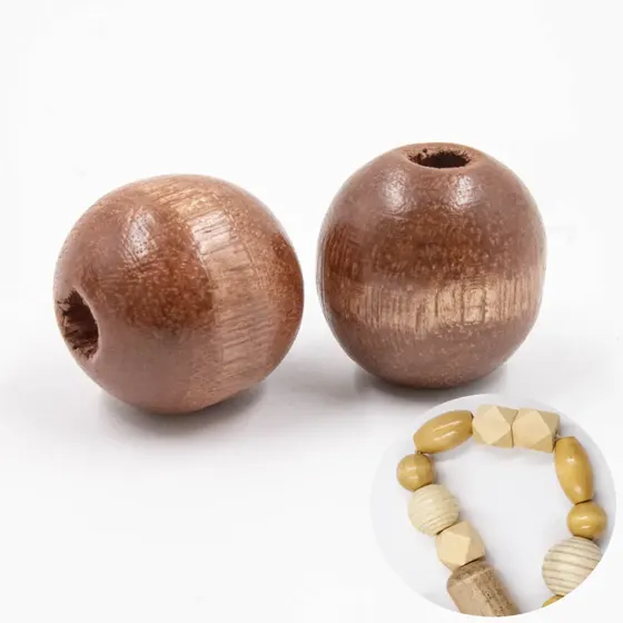 Bola Passante 22Mm Em Madeira Com 200Un