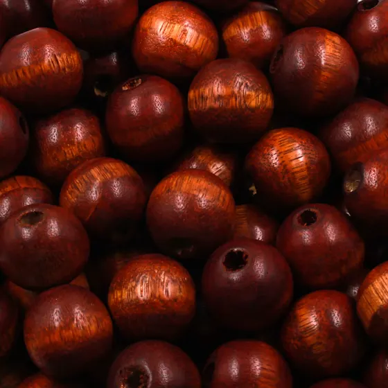Bola Passante 22Mm Em Madeira Com 200Un