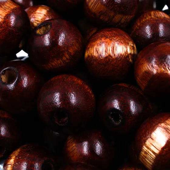 Bola Passante 22Mm Em Madeira Com 200Un