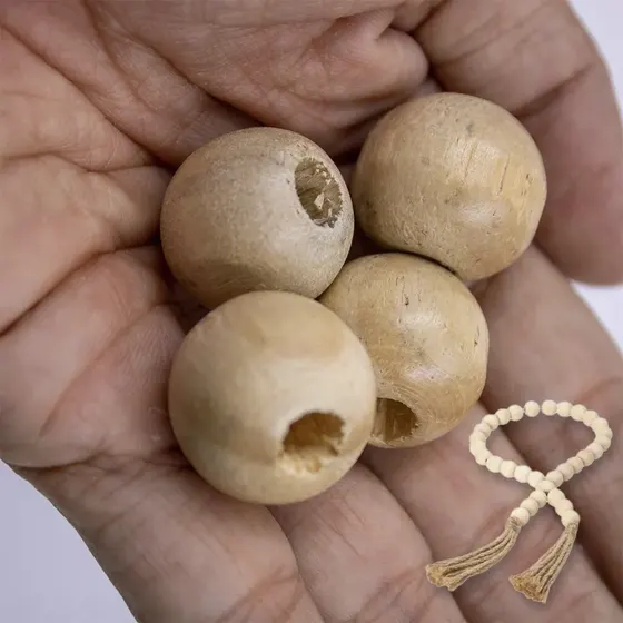 Bola Passante 22Mm Em Madeira Com 200Un