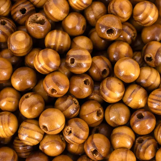 Bola Mesclada De Madeira 10Mm Com 500Gr