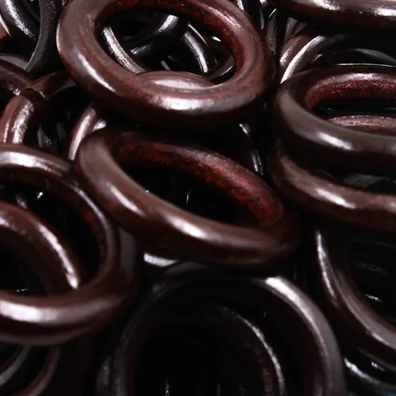 Argola De Madeira 40Mm Com 250Gr