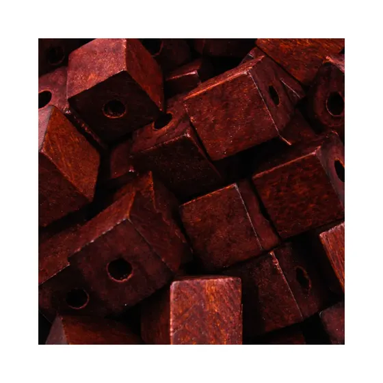 Quadrado Passante 25Mm Em Madeira Com 500G
