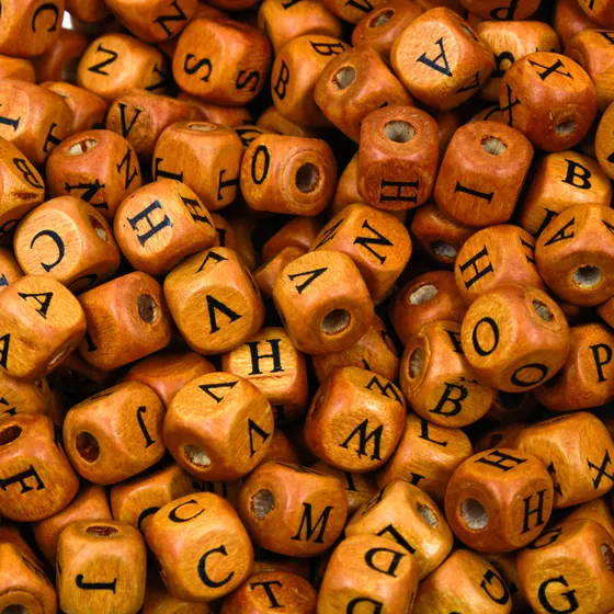 Micanga Entremeio Letra De Madeira 10Mm Com 250Gr