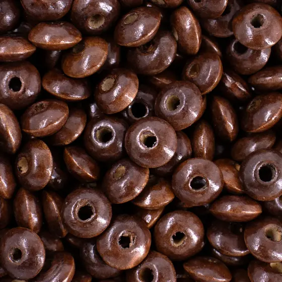 Entremeio Disquinho Plano 12Mm Em Madeira Com 500Gr