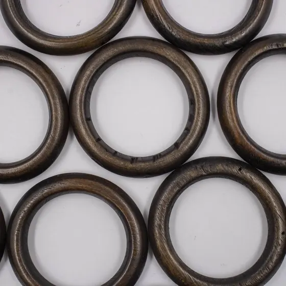 Argola De Madeira 68Mm Com 25 Pecas