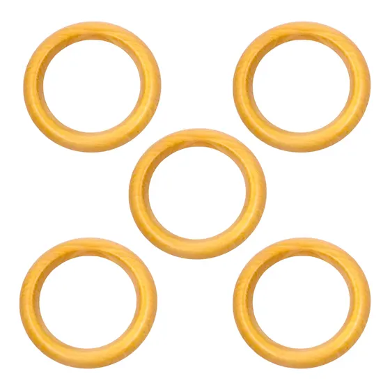 Argola De Madeira 68Mm Com 25 Pecas