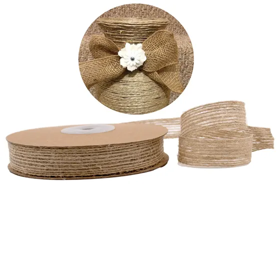 Fita Decorativa De Juta 20Mm Com 10 Metros