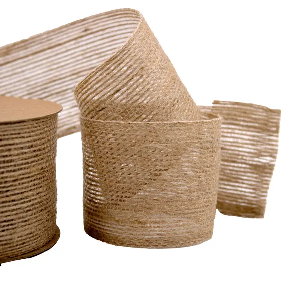 Fita Decorativa De Juta 50Mm Com 10 Metros