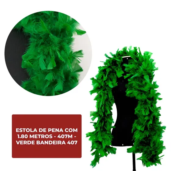 Estola De Pena Com 1.80 Metros