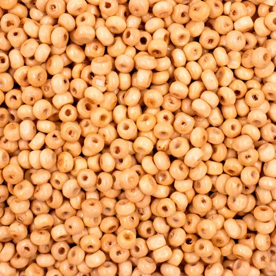 Bola Passante 04Mm Em Madeira Com 500G