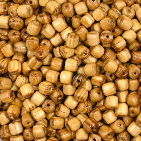 Espacador Mesclado 08X08Mm Em Madeira Com 500G