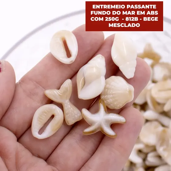 Entremeio Passante Fundo Do Mar Em Abs Com 250G