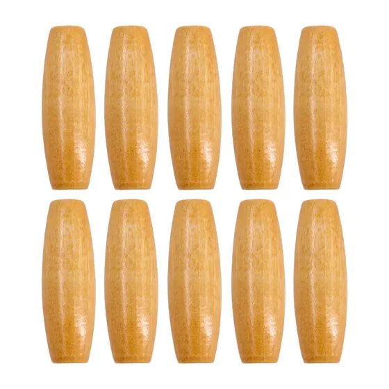 Arroz Passante 12X30Mm Em Madeira Com 500G