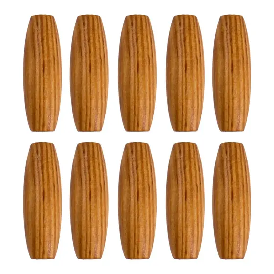 Arroz Passante Mesclado 15X45Mm Em Madeira Com 500G
