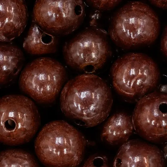 Bola Passante 40Mm Em Madeira Com 500G