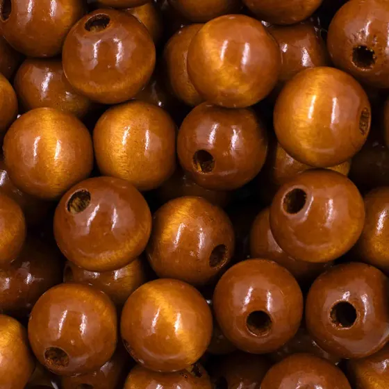 Bola Passante 18Mm Em Madeira Com 500G