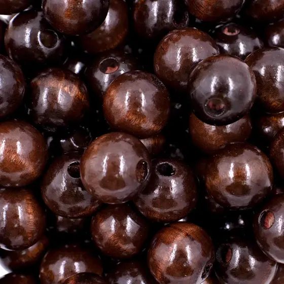 Bola Passante 18Mm Em Madeira Com 500G