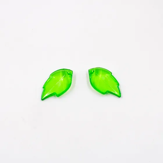 Pingente Asa De Anjo 20X32Mm Em Acrilico Com 500Gr 034 - Verde Bandeira 20
