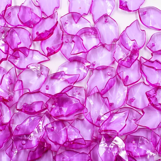 Pingente Asa De Anjo 15X25Mm Em Acrilico Com 500Gr 048 - Lilas 048